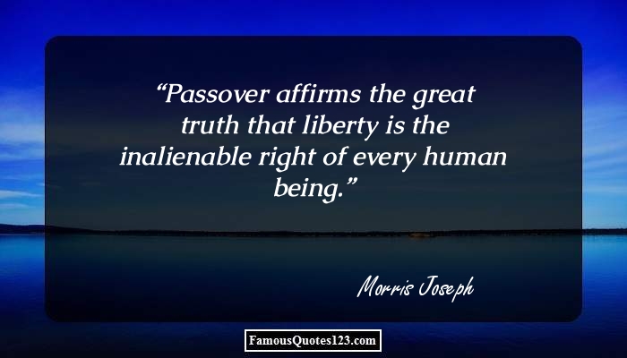 Passover Quotes Famous Pesach Quotations And Sayings