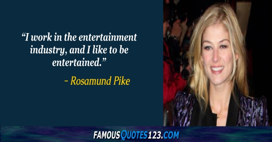 Rosamund Pike Says James Bond Shouldn't Be Female