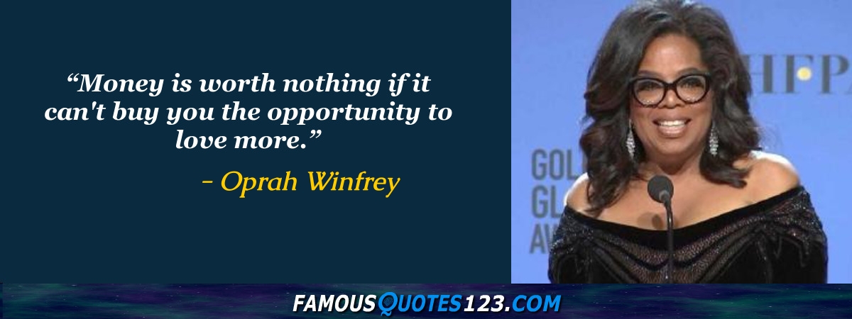 Oprah Winfrey Quotes on Life, Self Confidence, Opportunities and Self ...