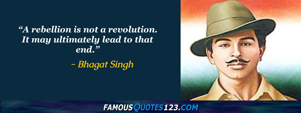 Bhagat Singh Quotes on Revolution, Life, Achievement and Society
